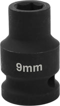 1/2" Drive 9mm Deep Impact Socket, 6 Point Chrome Molybdenum Steel Heavy Duty by YTkavq