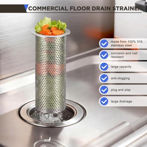 1 Pcs Commercial Floor Drain Strainer - Image 3