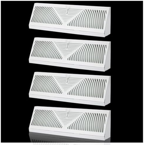 4PK 24 inch Baseboard Register Vent by EXCELFU