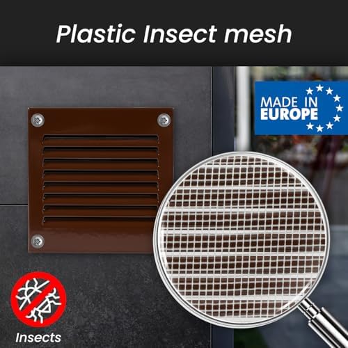 Repa Market 16x8 Inch Scratch Resistant Brown Air Vent Cover - Image 4