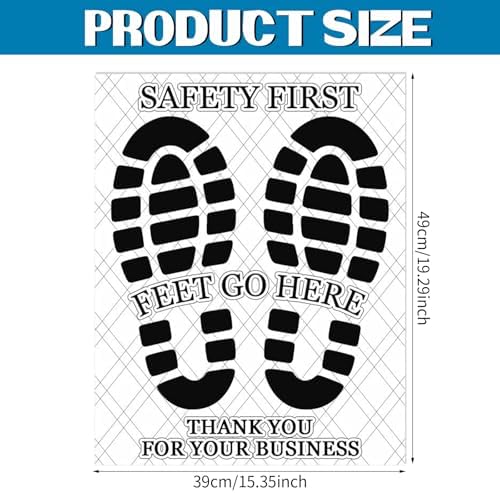 White Car Paper Floor Mats 200PCS Disposable Car Floor Fats - Image 2