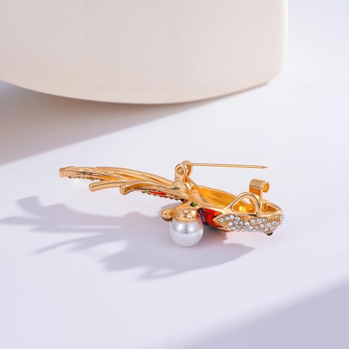 Bird Theme Brooch Pin Cute Bird Animal Brooches Accessories Christmas Birthday Gift for Women