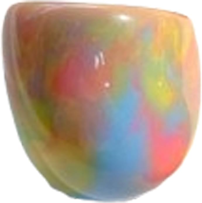 PINK TOWN Resin Chunky Ring, Multicolor Acrylic Stackable Rings Set Vintage Plastic Knuckle Rings Aesthetic Y2k Statement Rings Thick Dome Finger Joint Ring for Women