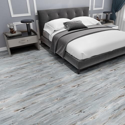 Peel and Stick Floor Tile, Waterproof Wood Grain Look Floor Tile, Self-Adhesive - Image 3