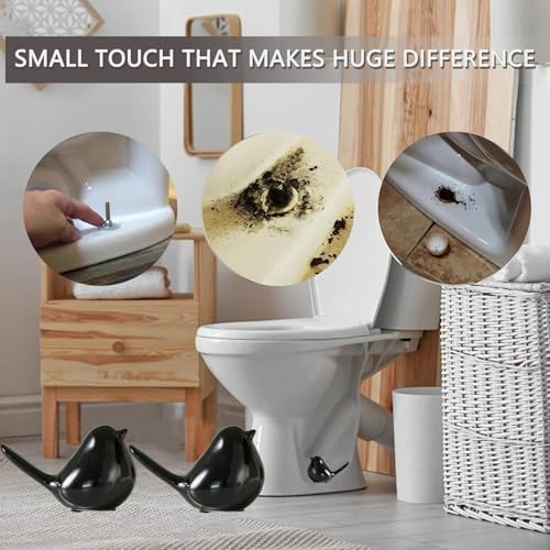 Ceramic Bird Toilet Bolt Covers Decorative Toilet Bolt Caps, Toilet Screw Cover - Image 2