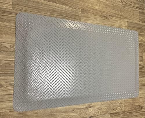 Rhino Mats DTT48DSGX58 Diamond Plate Anti-Fatigue Mat, 4 FT. x 58 FT. x 1 in. - Image 3