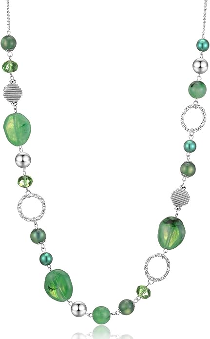 PEARL&CLUB Long Beaded Necklaces For Women - Sweater Chain Fashion Jewelry Necklace Gifts For Women