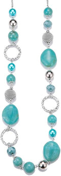 PEARL&CLUB Long Beaded Necklaces For Women - Sweater Chain Fashion Jewelry Necklace Gifts For Women