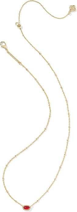 Kendra Scott Mini Elisa 14k Gold-Plated Satellite Short Pendant Necklace, Fashion Jewelry for Women