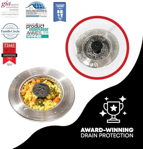Kitchen SinkShroom Revolutionary Clog-Free Stainless Steel Sink Strainer - Image 6