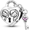 MULA 925 Sterling Silver Charms for Bracelets and Necklaces Family Letters Dangle Pendants Airplane Travel Beads Family Tree Jewelry Charms for Women