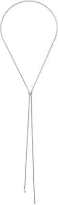 Gold Silver Necklace for Women Y Chain Adjustable Gold Long Necklaces Fashion Dainty Jewelry