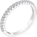 Bo.Dream 1.5mm/2.2mm/3mm Round Cubic Zirconia CZ Full/Half Eternity Rings Wedding Band Sterling Silver