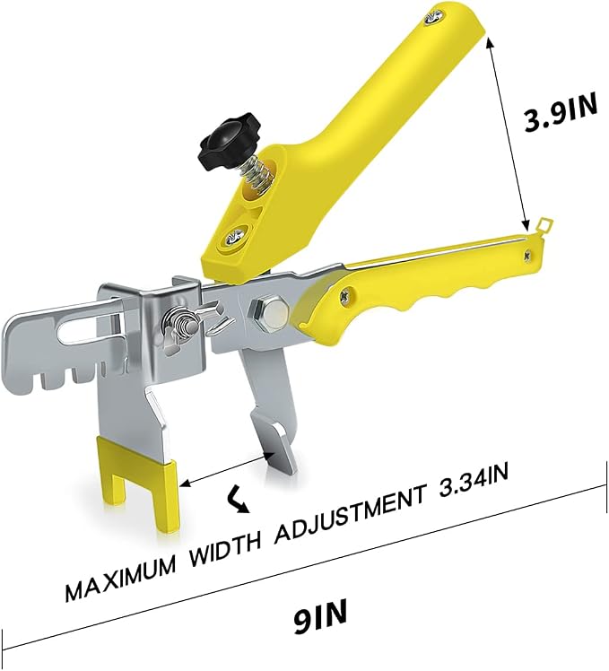 DGSL Tile Leveling System with Plier, 600 Tile Spacers 1/8" and 200 Wedges | - Image 3