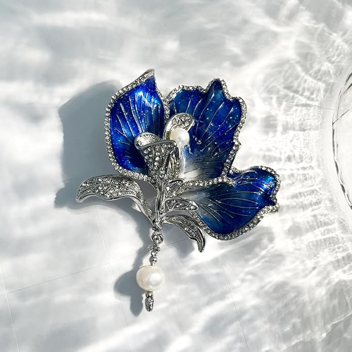 Brooch Pin - Gold Plated | Ideal Gift for Mom & Wife on Thanksgiving Day, Birthdays & Weddings