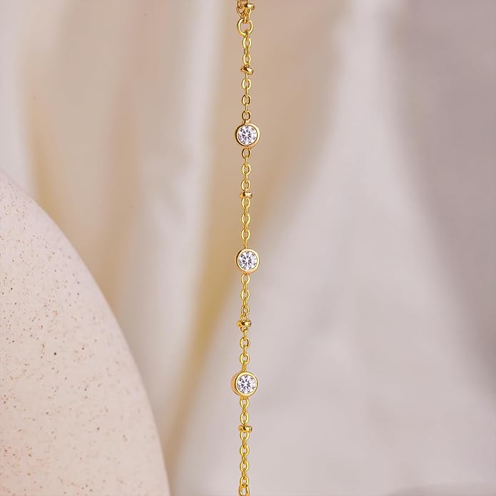 Gold Bracelets Set for Women Stack, Dainty Thick Bracelets Stack for Women Trendy, Simple Thin Gold Plated Cuff Stackable Bracelets With Beaded Cuban Paperclip Snake Rope Bangle Hand Chain Jewelry Gifts for Women Non Tainish