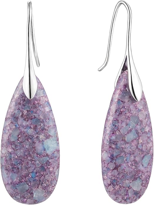 SELOVO Stone Fishhook Dangle Drop Earrings Statement Earrings for Women Stone