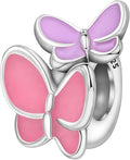Cute Panda Animal 925 Sterling Silver Charms for Bracelets and Necklace Dangle Pendants Butterfly Elephant Dog Bead Jewelry Present for Women Family Friends
