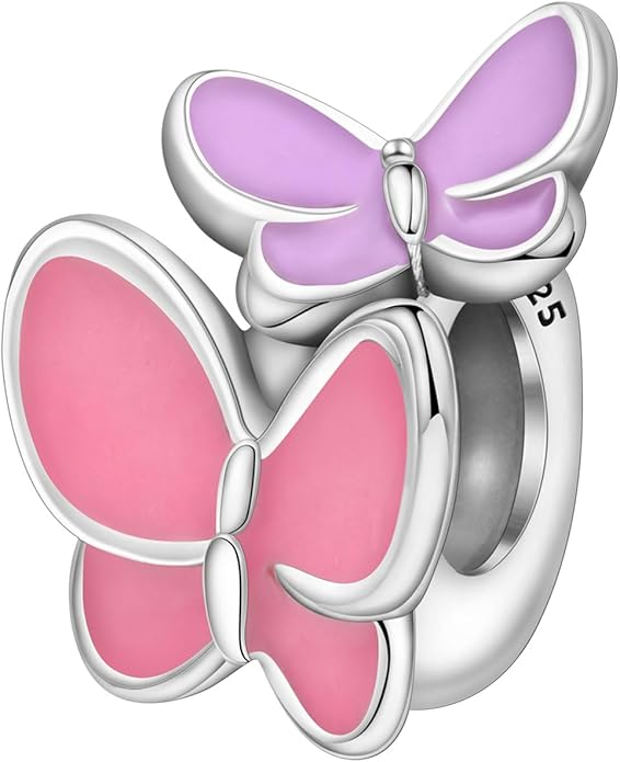 Cute Panda Animal 925 Sterling Silver Charms for Bracelets and Necklace Dangle Pendants Butterfly Elephant Dog Bead Jewelry Present for Women Family Friends