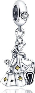 MITSOKU 925 Sterling Silver Charms for Bracelets Necklaces Animal prototype Pendant Safety Chain Dangle Pendants Beads Christmas Day Charms Jewelry Gift for Women