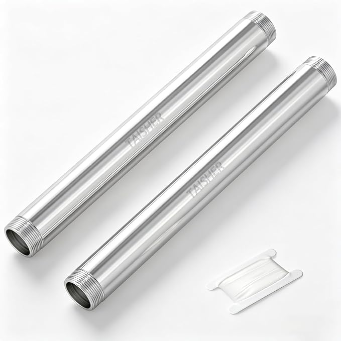 2pcs Thickened Nipple Cast Pipe 3/4" NPT Male by TAISHER