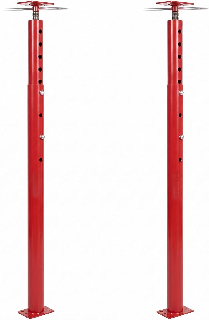 Adjustable Jack Post 56"-100", 18000LBS House Jacks | Heavy duty steel support by IDEALHOUSE