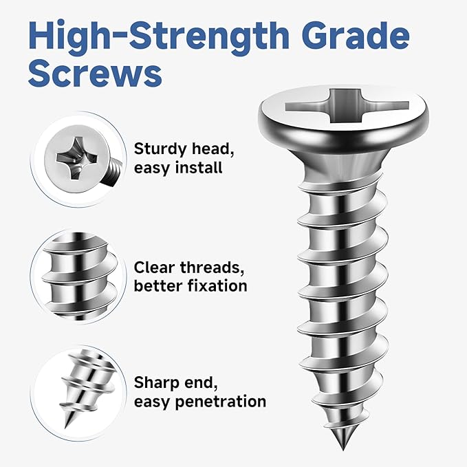 20PCS L Bracket Corner Brace, Stainless Steel L Brackets - Image 6