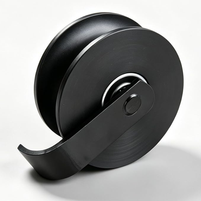 5" Nylon Sliding Track Rollers Hardware, Rear Pipe Track Wheels - Image 4