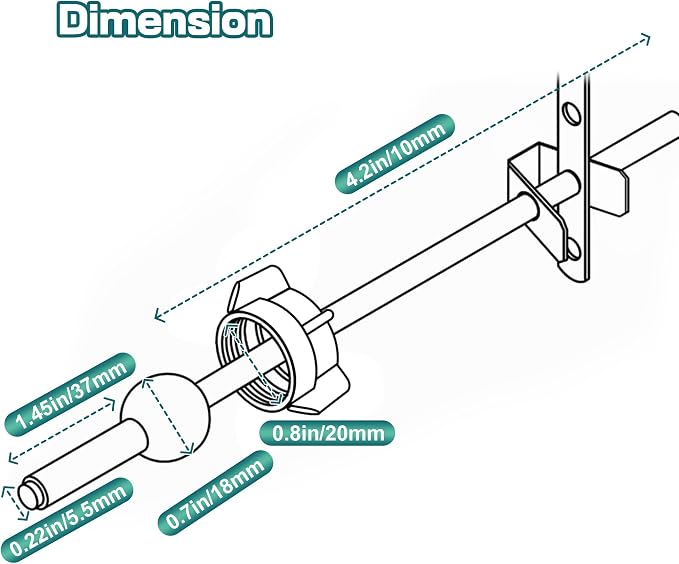 2 Pcs Pop up Center Assembly, Compatible - Image 2