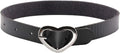 Eigso Vintage Punk Goth Studded Rivet Pu Leather Collar Choker Necklace with Spikes Adjustable