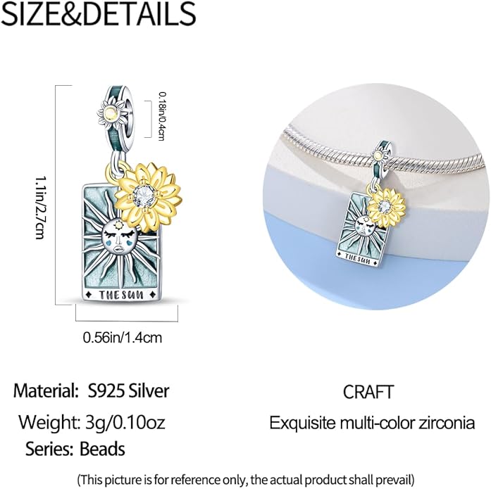 925 sterling silver bracelet necklace pendant, women's jewelry, a charming pendant suitable for matching the original bracelet, perfect for parties, birthdays, and as a jewelry gift