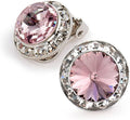| Colorful Rhinestone Clip On Earrings for Dance, Pageant, Prom, Performance, Wedding, or Special Event