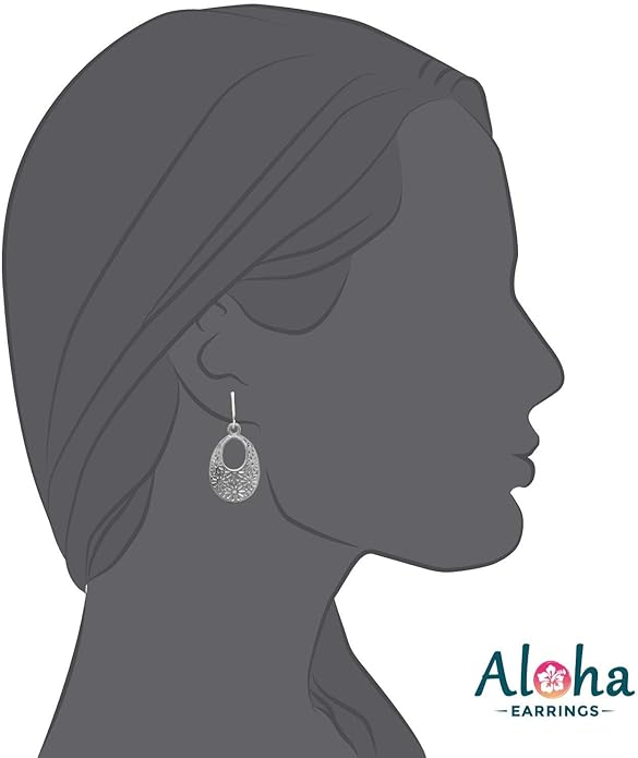 Silver Clip On Earrings For Women, They Look Pierced, Don't Pinch & Won't Fall Off, Hypoallergenic & Lightweight