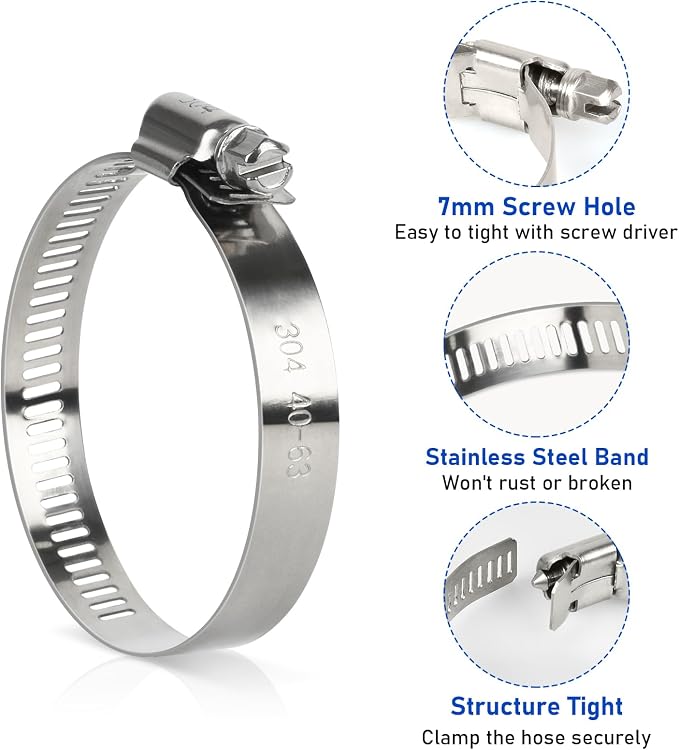 10 Inch Hose Clamp, Air Ducting - Image 4