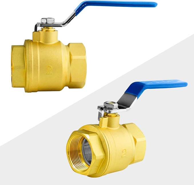 WiseWater 2" NPT Full Port Brass Ball Valve, UPC Certified, 600 WOG, Plumbing - Image 8