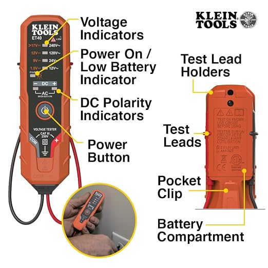 Klein Tools CL120VP Electrical Voltage Test Kit - Image 6