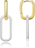 14K Gold Earring Cross Waterdrop Butterfly Heart Knot Earrings for Women Gold Silver Cross Leverback Drop Gold Silver Teardrop Hoop Dangle Earring White Gold Dangle Drop Earring