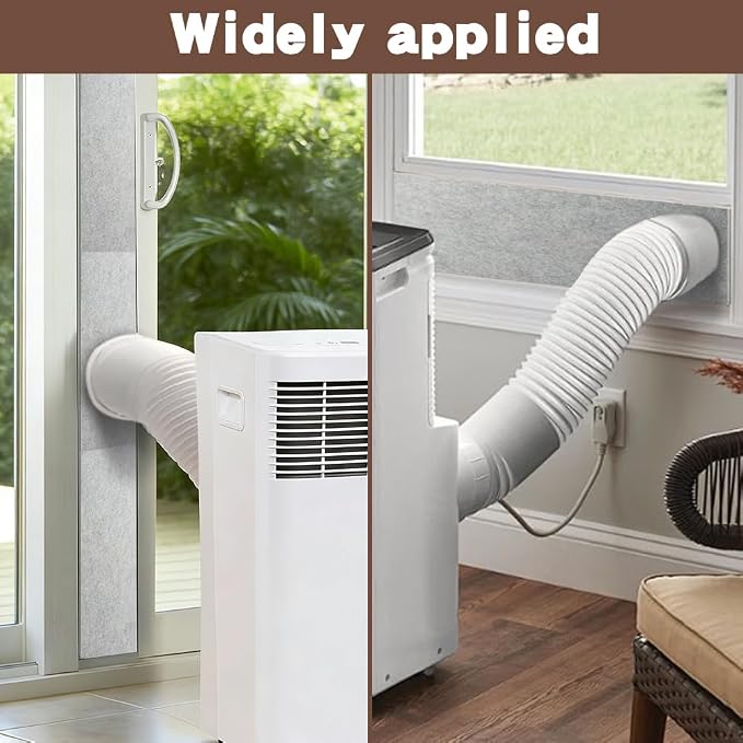 Double Layer Insulation Foam Panels, Portable Air Conditioner Window Vent Kit - Image 7