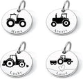 SM Design Mama Animal Charm Set – Set of 4 Stainless Steel Charms – Motherhood & Family Keepsake Jewelry Charmss