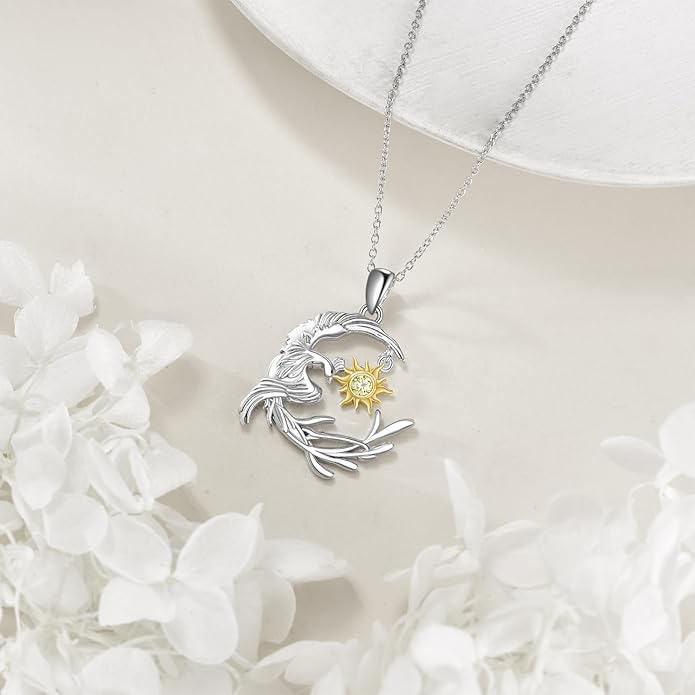 Animal Necklace for Women Necklace 925 Sterling Silver Cute Animal Pendant Necklaces Jewelry Gifts