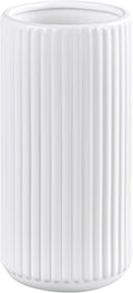White Ceramic Flower Vase for Pampas Grass, 10 inch Large Decorative by TIMEFOTO