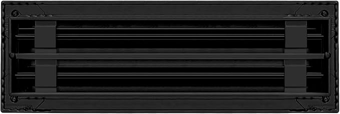 BUILDMART - 12x4 Modern AC Vent Cover - Decorative Black Aluminum Air Vent - - Image 2