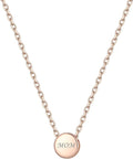 ChicSilver Personalized 925 Sterling Silver Dainty Small Heart/Star/Moon/Dot/Triangle Pendant Necklace for Women, Silver/Gold/Rose Gold/Black (with Gift Box)