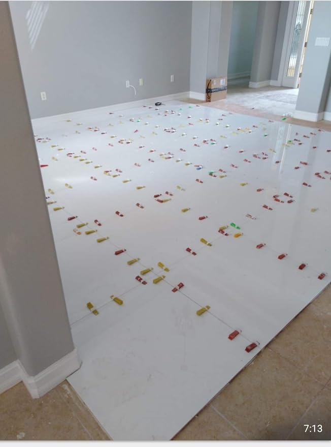 Tile Leveling System – ULTRA-THIN 0.5mm – 600 Tile Spacers – Compatible - Image 9