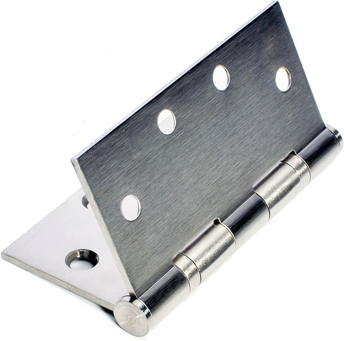 6-Pack 4.5 inch X 4.5 inch Heavy Duty Commercial Door Hinge Thickened | - Image 9