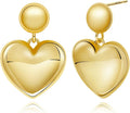 14K Gold Earring Cross Waterdrop Butterfly Heart Knot Earrings for Women Gold Silver Cross Leverback Drop Gold Silver Teardrop Hoop Dangle Earring White Gold Dangle Drop Earring