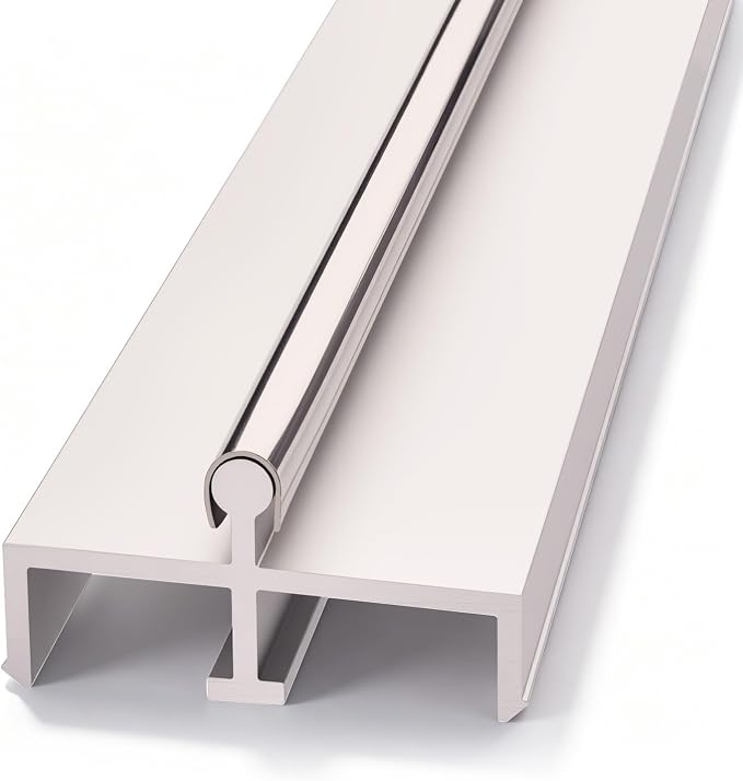 Aluminum Sliding Door Double Panel Track, Sliding Door Bottom Track, Paito by OTIIALOT