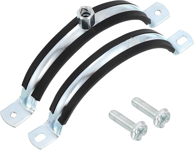 uxcell 2 Pcs Adjustable Pipe Bracket Clamp - Image 3