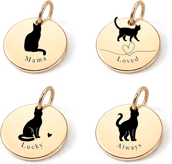 SM Design Mama Animal Charm Set – Set of 4 Stainless Steel Charms – Motherhood & Family Keepsake Jewelry Charmss