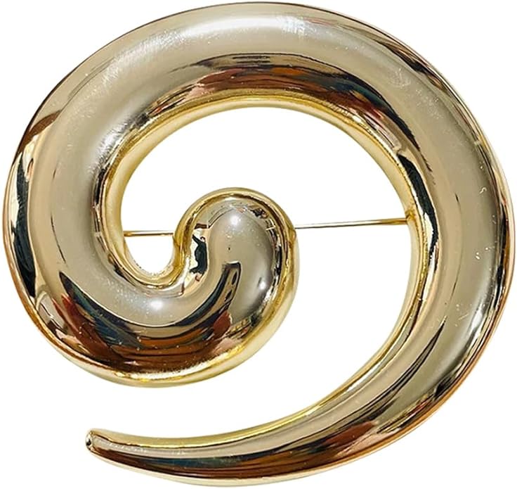 Minimalist Metal Brooch for Women, Unique Irregular Shape Pin Jewelry, Sun, Snail, Starfish & Abstract Design Brooches, Fashion Accessories for Coat, Dress, Scarf, Bag